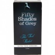 Fifty Shades of Grey: The Foil Packet, Ultra Thin Condoms, 12-pack