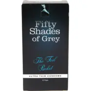 Fifty Shades of Grey: The Foil Packet, Ultra Thin Condoms, 12-pack