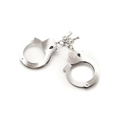 Fifty Shades Of Grey You Are Mine Metal Handcuffs Silver