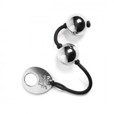 Fifty Shades Silver Pleasure Balls