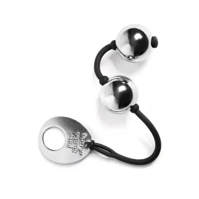 Fifty Shades Silver Pleasure Balls