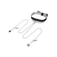 Fifty Shades Of Grey Collar And Nipple Clamps Silver