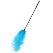 Hidden Desire Double Feather Tickler BLUE