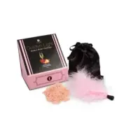 Secretplay Golden Light Kit Sparkling Strawberry Edible Powder & Feather