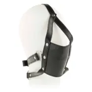 Öhmama! Fetish Ansiktssele med Munkavel & Ball Gag - Svart