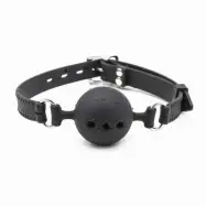 Öhmama! Fetish Breatheable Ball Gag - Munkavel i Silikon med Lufthål - Large