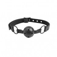 Adjustable Breathable Ball Gag - Vegan Leather