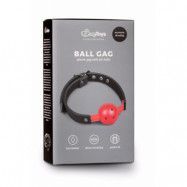 BALL GAG WITH PVC BALL - RED