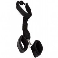 Ball Gag With Wrist Restraints Black