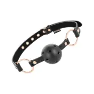 Begme Black Edition Ball Gag Vegan Leather
