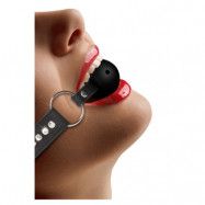 Breathable Ball Gag - with Diamond Studded Straps