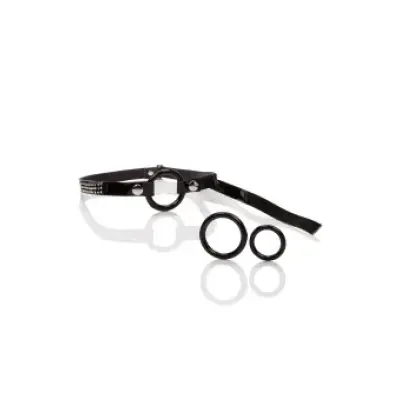 CalExotics Open Ring Gag BLACK
