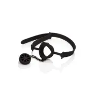 CalExotics Scandal Silicone Stopper Gag BLACK