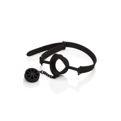 Calexotics Scandal Silicone Stopper Gag Black