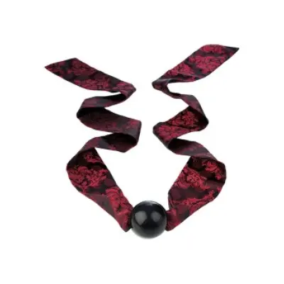 CALEXOTICS - SCANDAL BALL GAG WITH BLACK/RED BOW