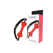 Darkness Red Bone Silicone Gag