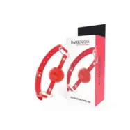 Darkness Red Breathable Gag