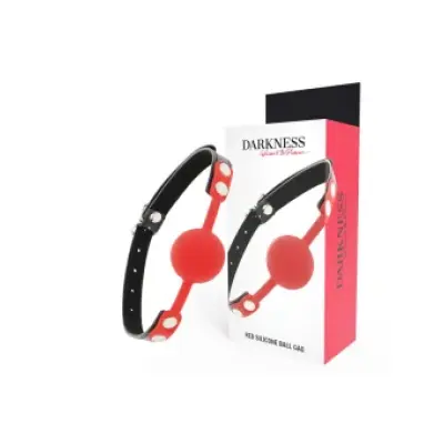 Darkness Red Silicone Gag