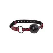 Diabolique Dark Ball Gag Red