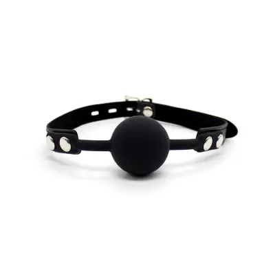 Fetish Addict - Silicone Ball Gag 4cm (padlock)