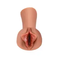 Fetish Fantasy Extreme Luscious Lips Stroker Silicone Caramel