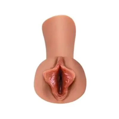 Fetish Fantasy Extreme Luscious Lips Stroker Silicone Caramel