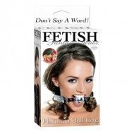 FETISH FANTASY PLATINUM GAGBALL & gratis Mask