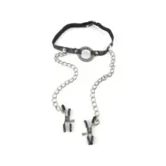 Fetish Fantasy Series Gag With Nipple Clamps