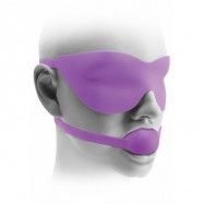 FF ELITE BALL GAG & MASK SMALL PURP