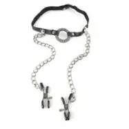 FFWS O-RING GAG W.NIPPLE CLAMPS