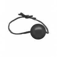 Gag With Leather Strings Silicone Ball 40 mm