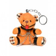 Gagged Teddy Bear Keychain