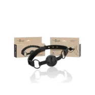 Intense Fetish Vegan Leather Ball Gag