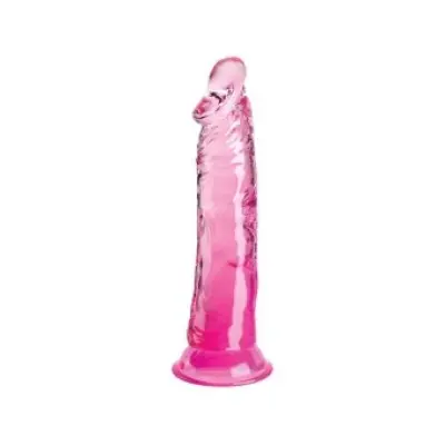 King Cock Clear Realistic Penis 19.7 Cm Pink