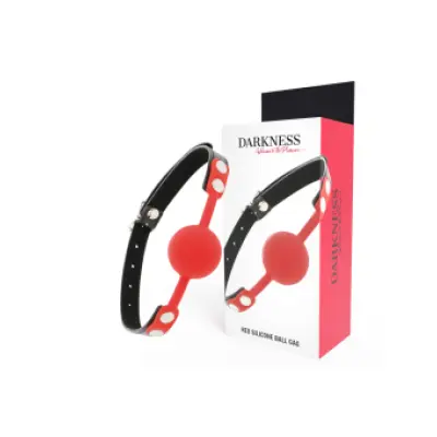 Darkness Red Silicone Gag