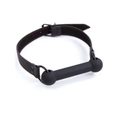 Ohmama Fetish Bone Gag With Pu Strap