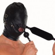 Rimba - Face mask with detachable gag, blinkers and mouth piece