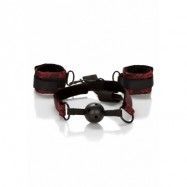 SCANDAL BREATHABLE BALL GAG W CUFFS