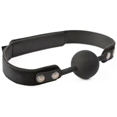 Sei Mio Strictly Come Quietly Soft Strap Silicone Ball Gag