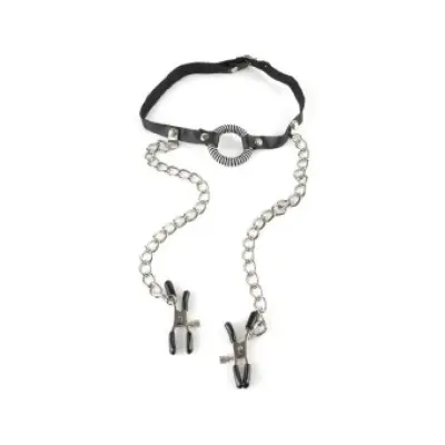 Fetish Fantasy Series Gag With Nipple Clamps