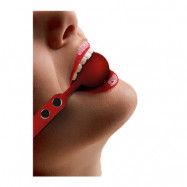 Silicone Ball Gag Red