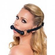 SILICONE BIT GAG BLACK