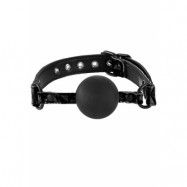 Sinful Silicone Ball Gag Black