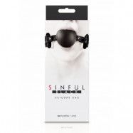 Soft Silicone Gag Black