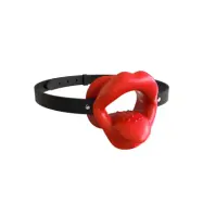 Vibrating Mouth Gag Silicone Lips& Tongue