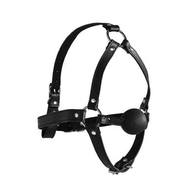 Ouch! XTREME Head Harness with Solid Ball Gag