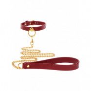 Taboom Luxury: O-Ring Collar & Chain Leash