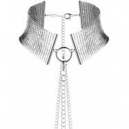 Bijoux Indiscrets: Desir Metallique, Metallic Mesh Collar, silver