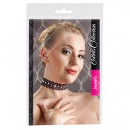 CHOKER WITH RHINESTONES - SEXIGT HALSBAND