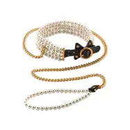 Guilty Pleasure Luminious Pearl Leash& Collar